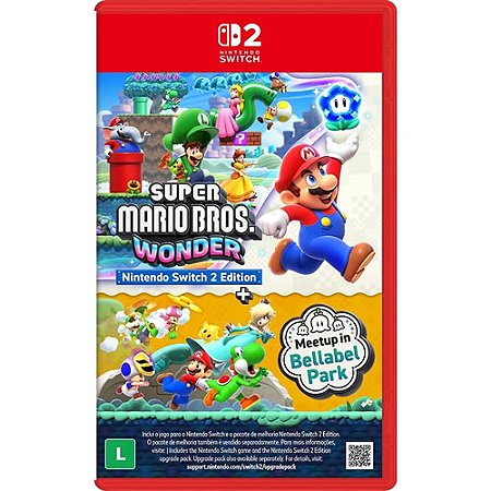 Jogo Super Mario Bros Wonder + Meetup In Bellabel Park - Switch 2
