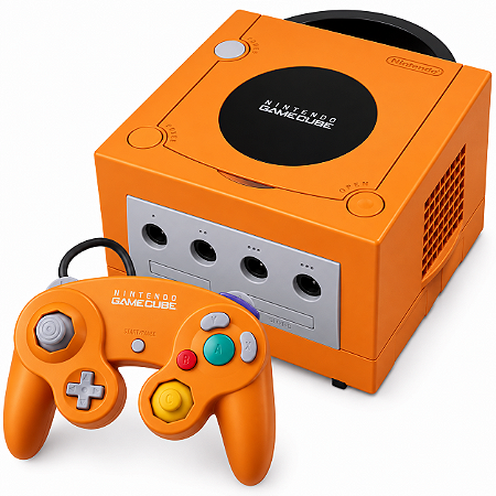Console Nintendo GameCube Laranja - Nintendo [Clique para fotos]