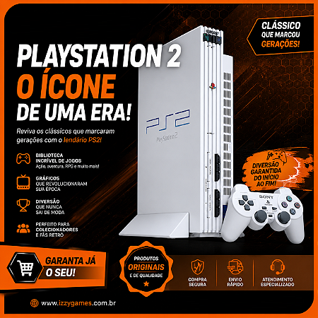 Console Playstation 2 Ceramic White - Sony [Clique para fotos]