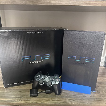 Console Playstation 2 Midnight Black CIB - Sony