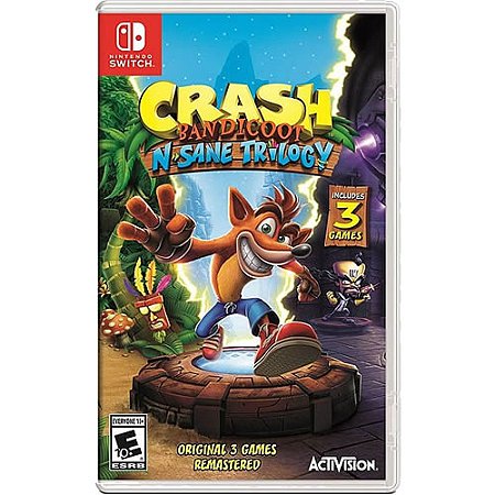 Jogo Crash Bandicoot N Sane Trilogy - Switch