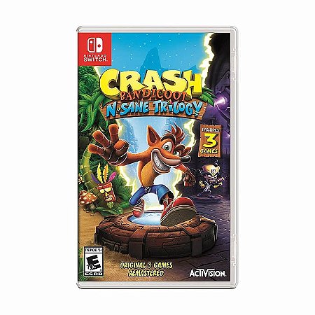 Game Crash Bandicoot N Sane Trilogy - Switch - IzzyGames Onde você