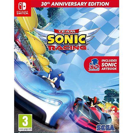 Jogo Sonic Team Racing 30th Anniversary Edition - Switch