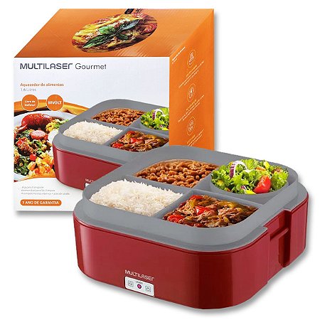 Marmita Elétrica Aquecedora de Alimentos Bivolt Multilaser Gourmet CE136
