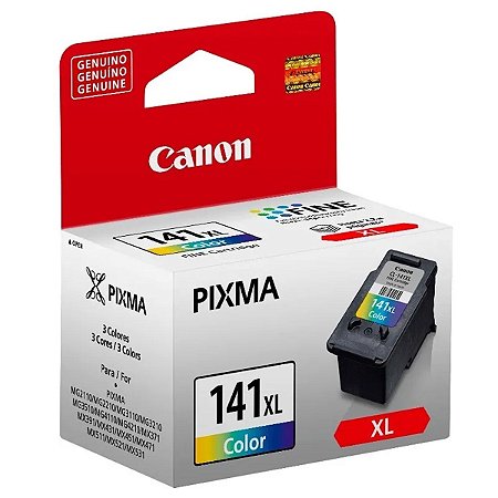 Cartucho Canon Original CL-141XL Colorido 15ml