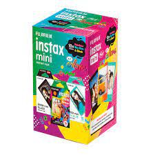 Kit Filme Instax Mini Kit Colors 30 Fotos Filme Instantâneo | Rainbow - Sky Blue - Black
