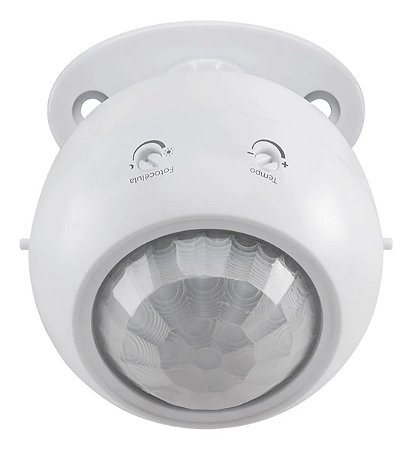 Sensor de Presença Interruptor para iluminação Intelbras ESP 360 A - Branco
