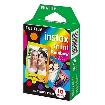 Filme Instantâneo Instax Mini Rainbow 10 Fotos - Fujifilm