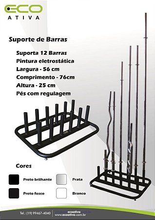 Suporte de Barras - 12 barras