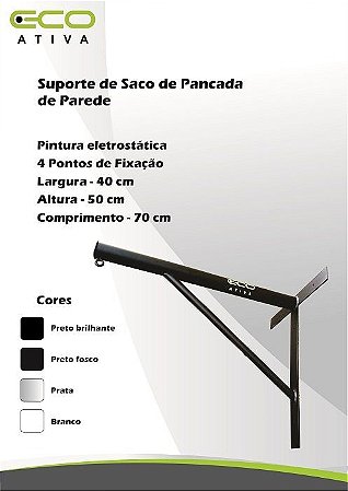 Suporte de Saco de Pancada de Parede