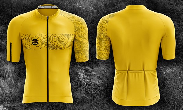 Camisa de Ciclismo - AERO - Amarelo Ouro