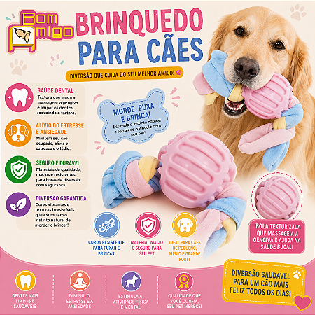 Brinquedo Pet Mordedor Sweet Bombom