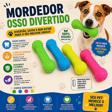 Brinquedo Pet Dog Mordedor Borracha Alteres