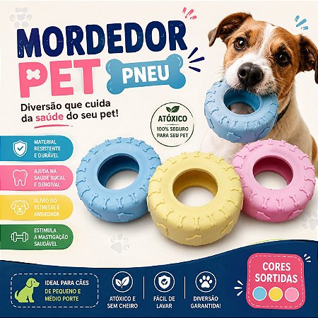 Brinquedo Pet Dog Mordedor Pneu G