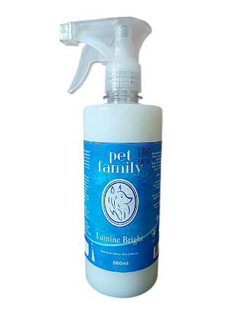 LUMINE BRIGHT - Finalizador e Doador de Brilho aos Pêlos Pet Family 500 ml