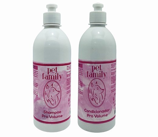 PRÓ VOLUME - Shampoo + Creme Condicionador Pet Family 500 ml