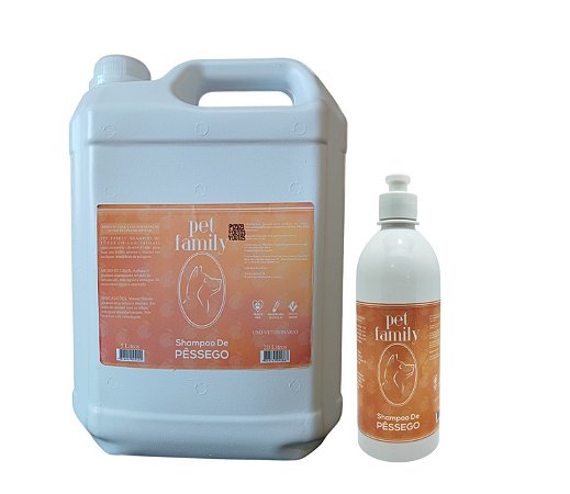 PÊSSEGO - Shampoo Neutro Premium Pet Family
