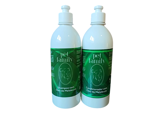 MELALEUCA - Shampoo e Creme Condicionador Pet Family 500 ml