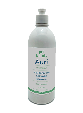 AURI - Higiene de Ouvidos Limpeza Micelar Hidratação da Pele Pet Family 500ml