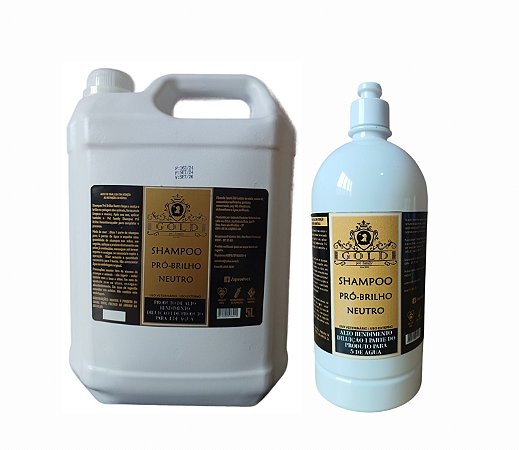 GOLD - Shampoo Pet Pro Brilho Alto Rendimento 1:5 Cachorro Gato - Escolha a Variação