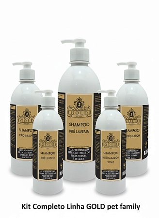 GOLD - Shampoo e Condicionador Linha Premium Alto Rendimento - Variação