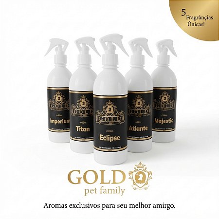 Perfume Pet Colônia Cães E Gatos Gold 500ml Profissional - escolha a variação