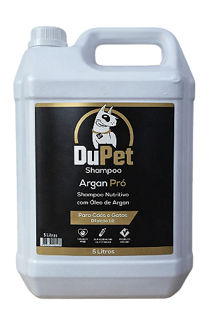 DuPet Shampoo Argan Pró 5 L – Nutrição, Brilho e Maciez