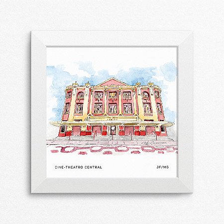 Quadro Cine-Theatro Central - Juiz de Fora