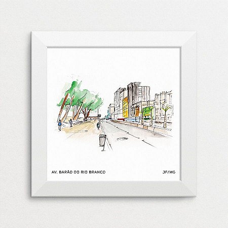 Quadro Av. Rio Branco - Juiz de Fora