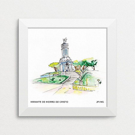 Quadro Morro do Cristo - Juiz de Fora