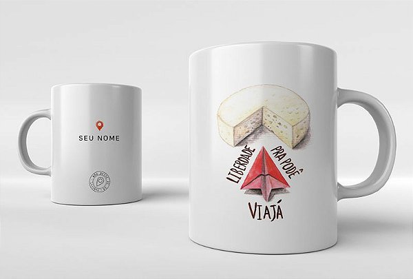 Caneca Liberdade pra podê viajá
