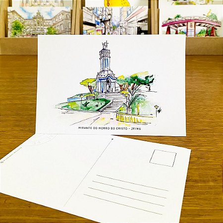 Cartão Postal - Mirante do Morro do Cristo