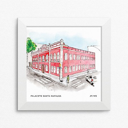 Quadro Palacete Santa Mafalda - Juiz de Fora