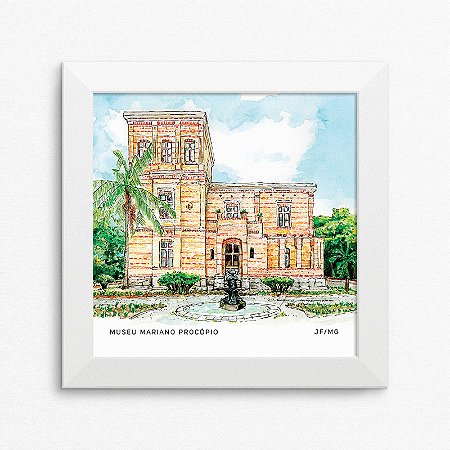 Quadro Museu Mariano Procópio Tijolinho - Juiz de Fora