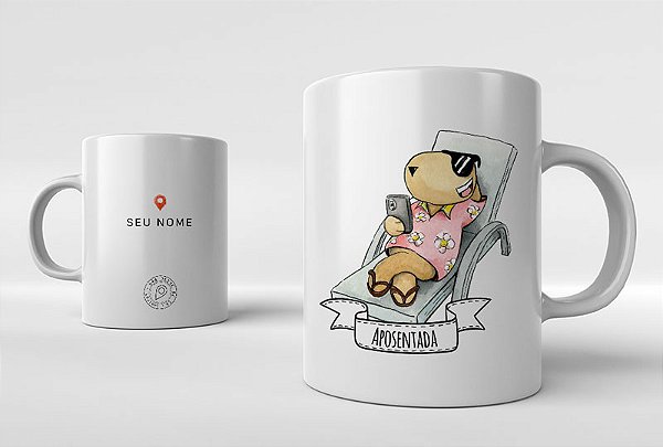Caneca Capi Aposentada