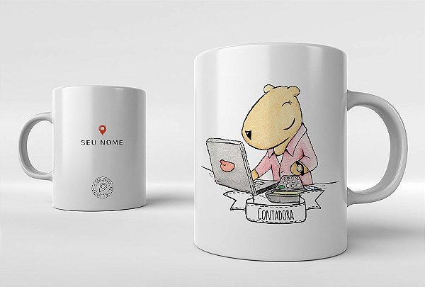 Caneca Capi  Contadora