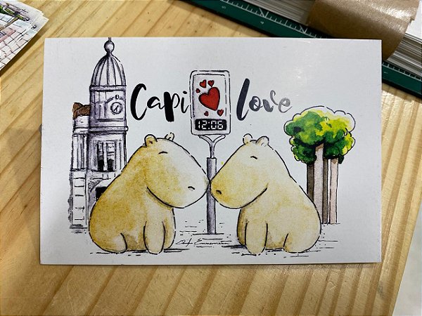 Cartão Postal - Capi Love