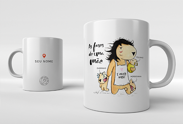 Caneca Capivara Mãe Real