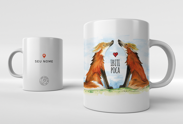 Caneca Ibitipoca ❤️ Casal de Lobos