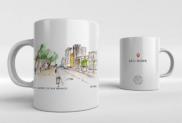 Caneca Av. Rio Branco - Juiz de Fora