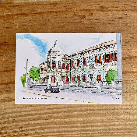 Cartão Postal - Colégio Santa Catarina JF