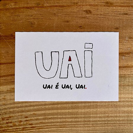 Cartão Postal - Uai