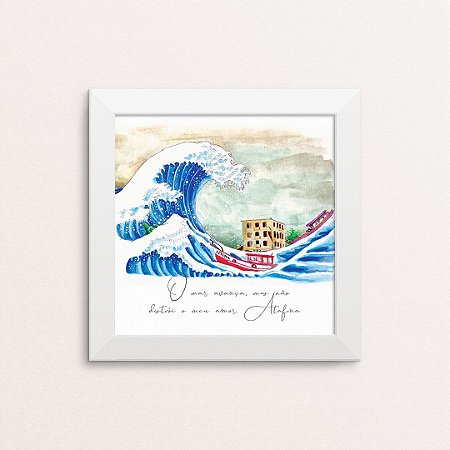 Quadro O mar avança