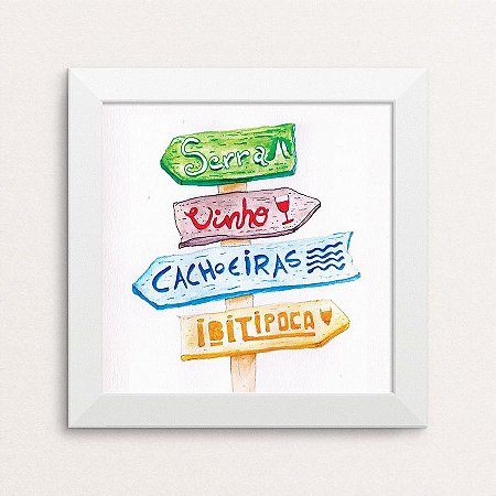 Quadro Placa Serra