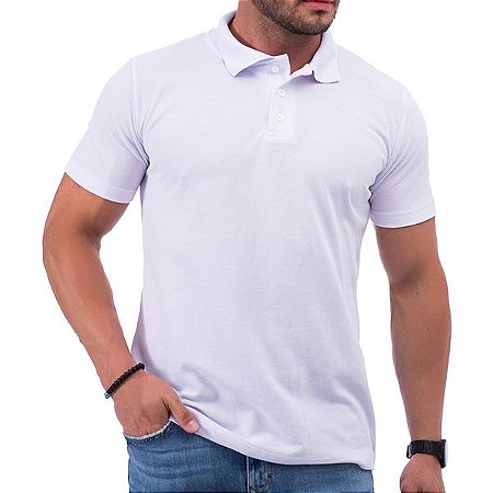 Camisa Polo Branca