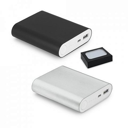 Bateria portátil em aluminio