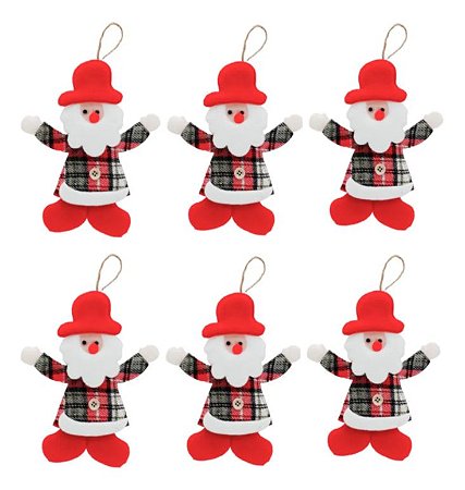 Maravilhas da China - Bonecos Papai Noel Pendente Tecido Xadrez Enfeite Natal - Maravilhas da China - Tem tudo o que você imagina Maravilhas da China - Bonecos Papai Noel Pendente Tecido Xadrez Enfeite Natal - Maravilhas da China - Tem tudo o que você imagina