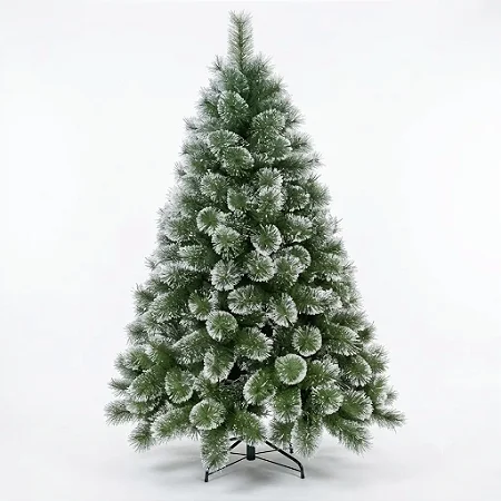 Árvore Pinheiro De Natal 1,20m Com Floco De Neve Luxo 170 Galhos A0612M