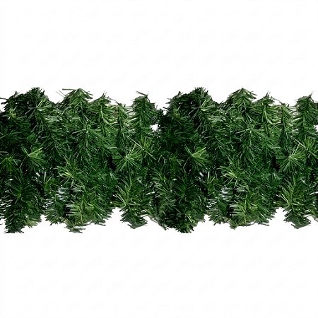 Festão Aramado Cor Verde 120 Galhos 1,80 Metros Decoração Natal