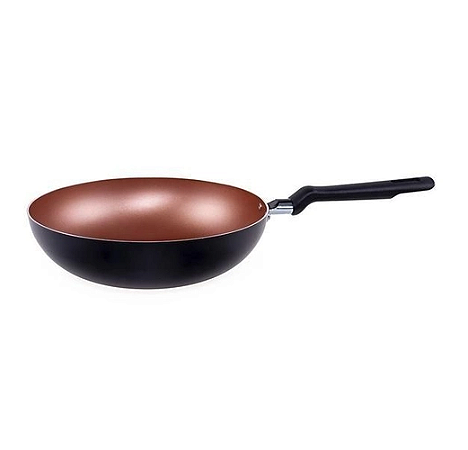 Frigideira Funda Tramontina Antiaderente 24cm 2,2 Llitros Turim Rose Gold/Preto